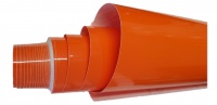 Fluorescent Orange Anti-Collision Vinyl per meter